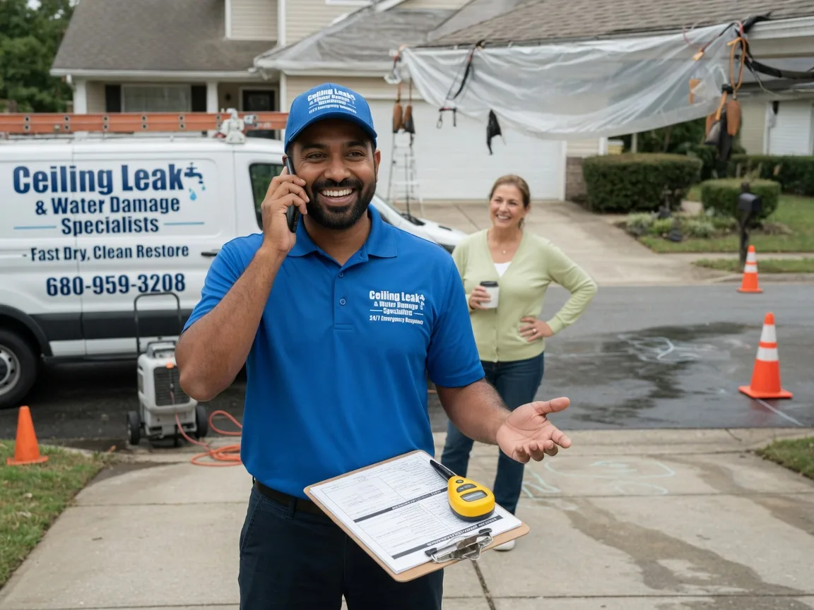 Ceiling Leak Cleanup Walkertown, NC FAQs